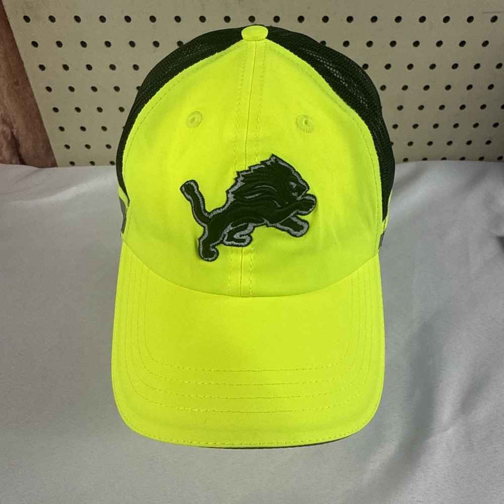 New Detroit Lions Hi Visibility Reflective Adjustable Hat  Buffalo Outdoors NWT